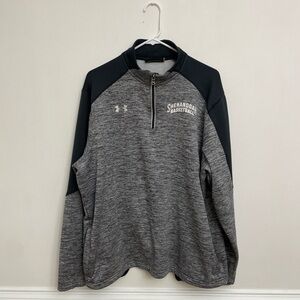 Under Armour Shenandoah Basketball Men’s 1/4 Zip Pullover Size XL Gray/Black